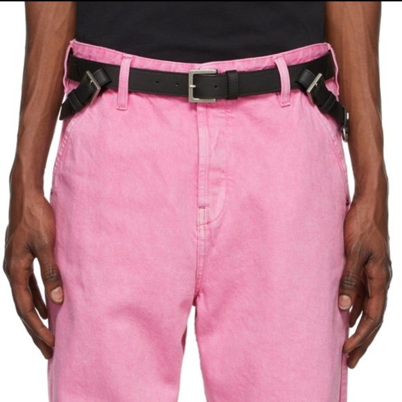 Jacquemus Mens Black Leather La Ceinture Baudrier Harness Belt - Picture 3 of 10